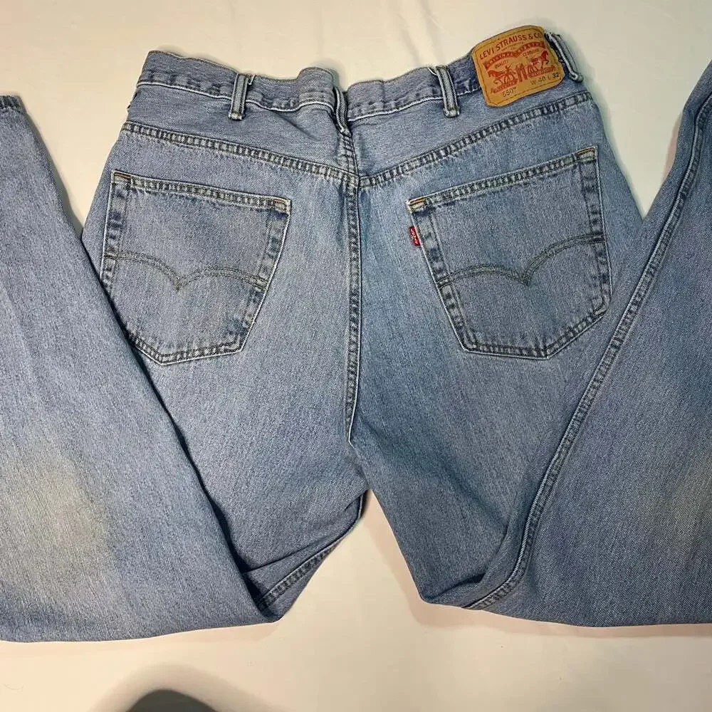 Levi’s 550 Relaxed Fit Jeans Men’s 40x32 Light Wash Denim